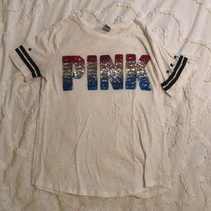 PINK July 4th tee